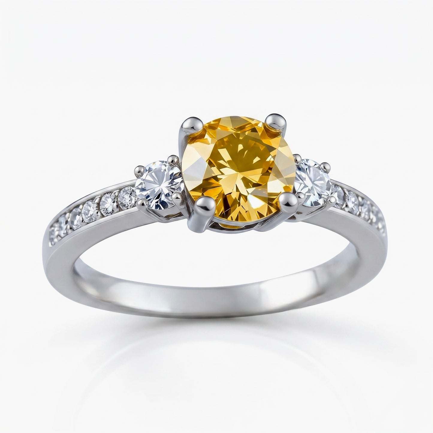 Aura Celeste Yellow Sapphire Rin