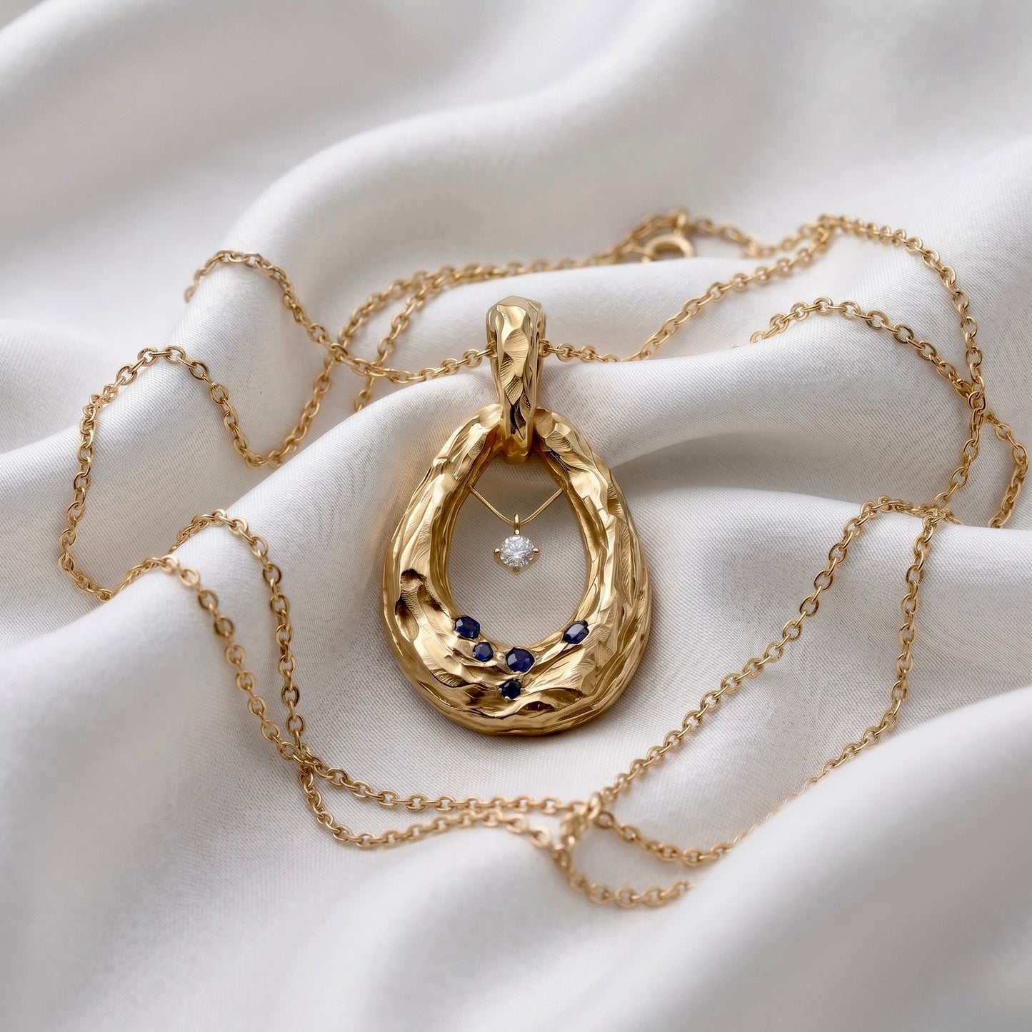 Imperial Textured Nest Pendant