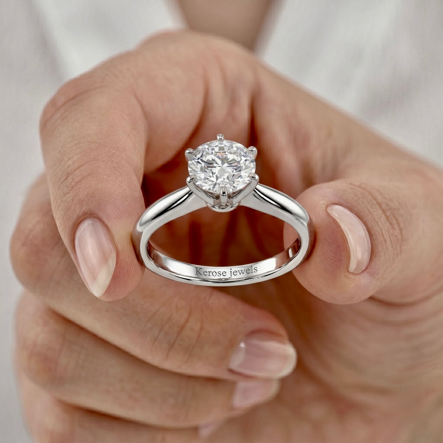 Seraphina Solitaire Engagement Ring