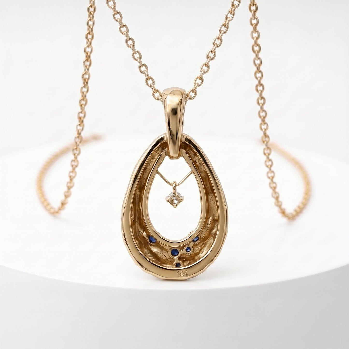 Imperial Textured Nest Pendant