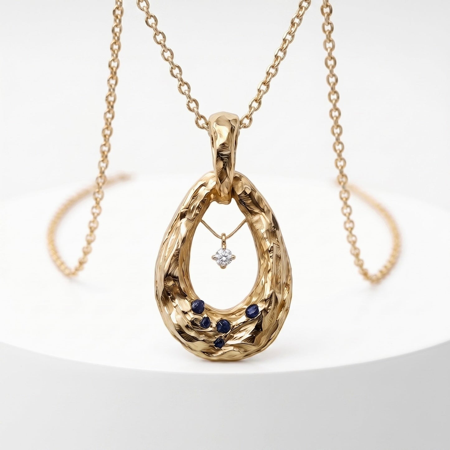 Imperial Textured Nest Pendant