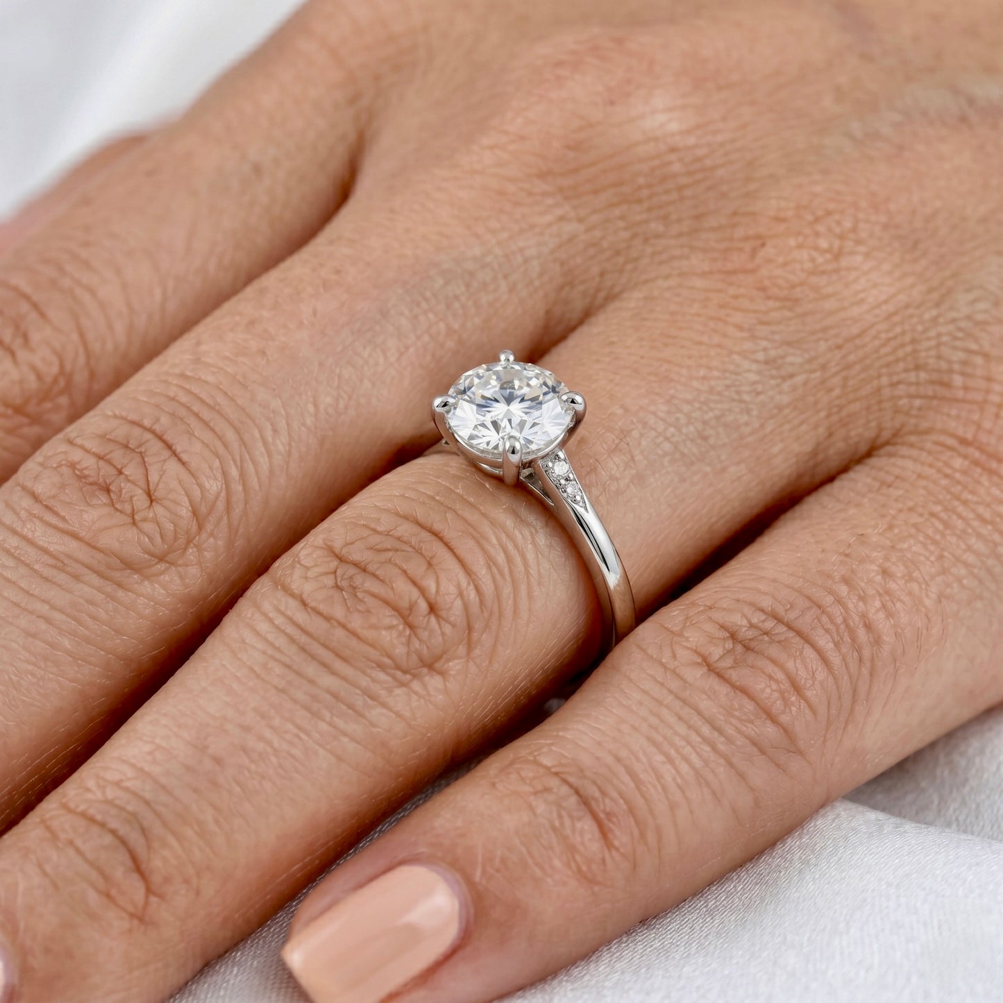 Eternal Solitaire Tapered Ring