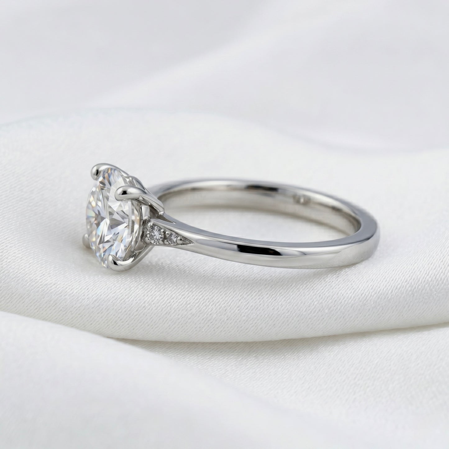 Eternal Solitaire Tapered Ring