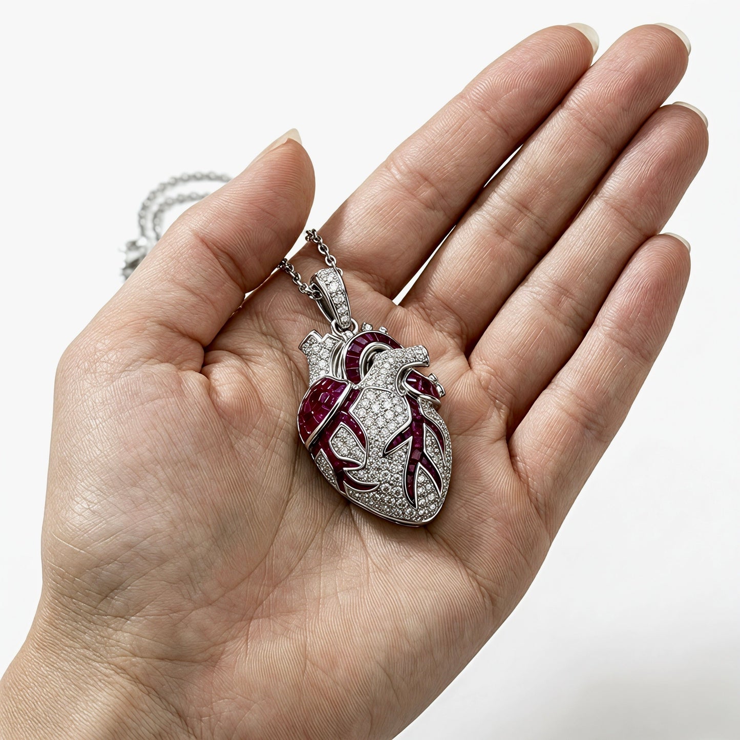 Anatomical Heart Pendant