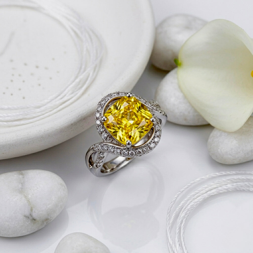 Canary Empress Bypass Ring