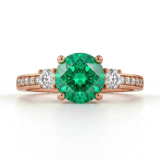 The Verdanza Three-Stone Ring