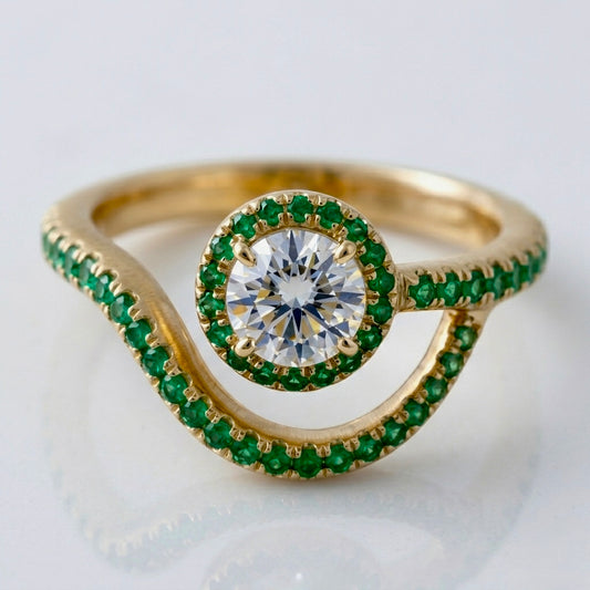 Imperial Halo Floating Wave Ring