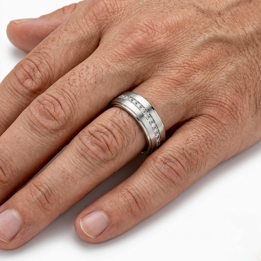 Valor Men's Diamond Wedding Band