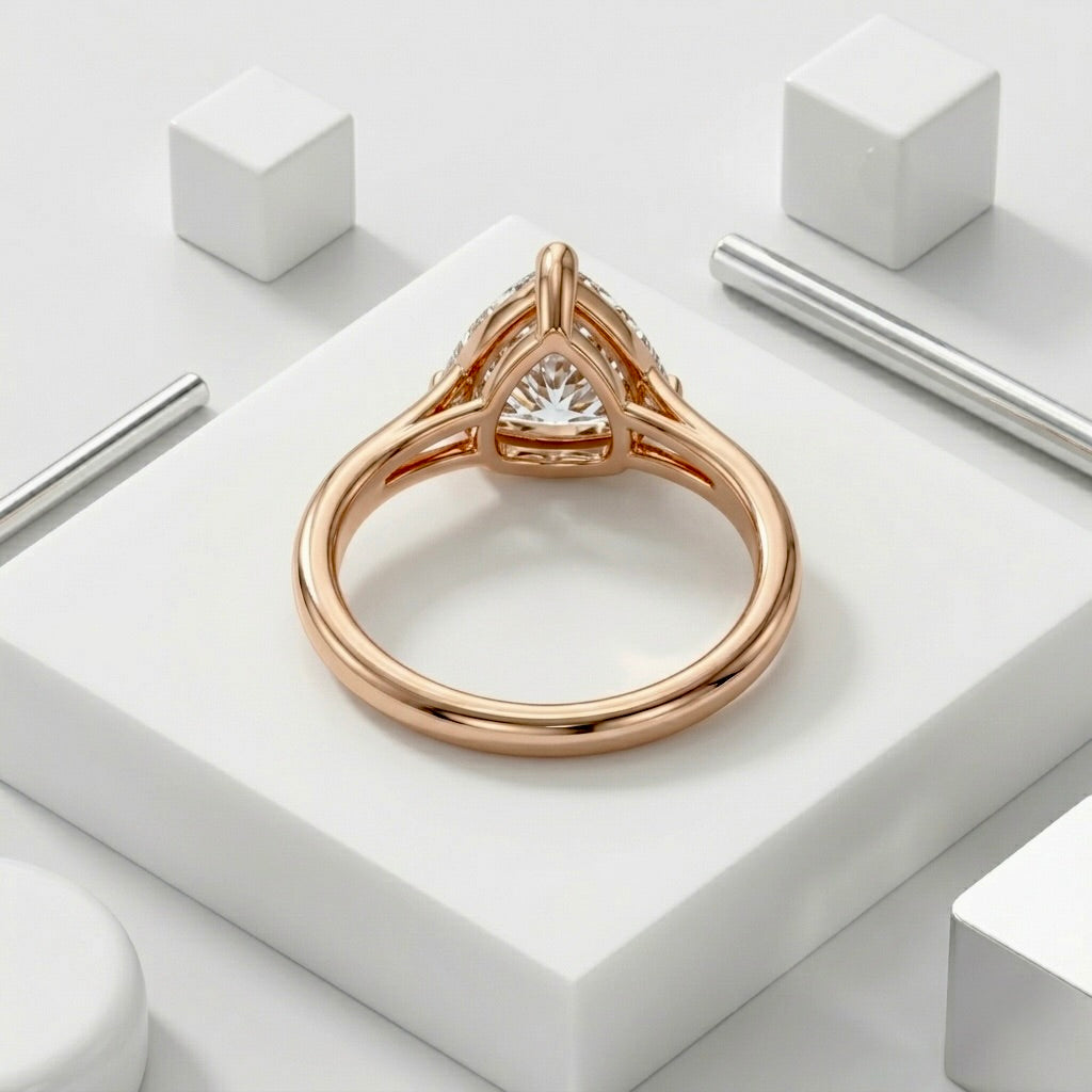 Trillionaire Solitaire Engagement Ring