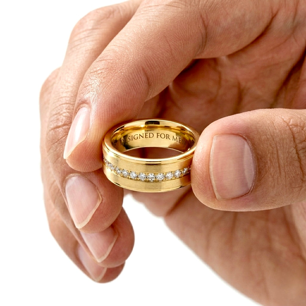 Valor Men's Diamond Wedding Band