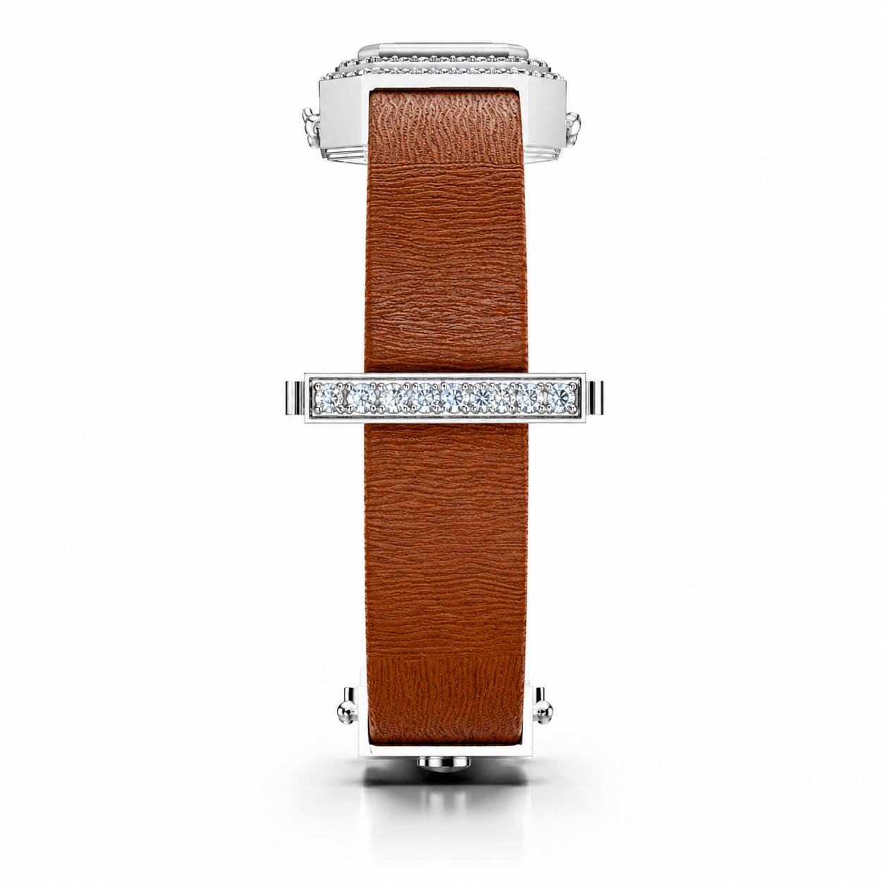Heritage Emerald & Leather Cuff Bracele