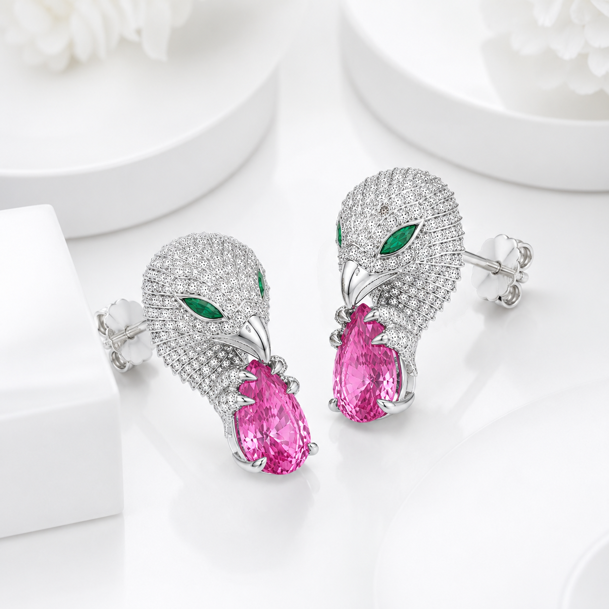 Regal Eagle Drop Earrings