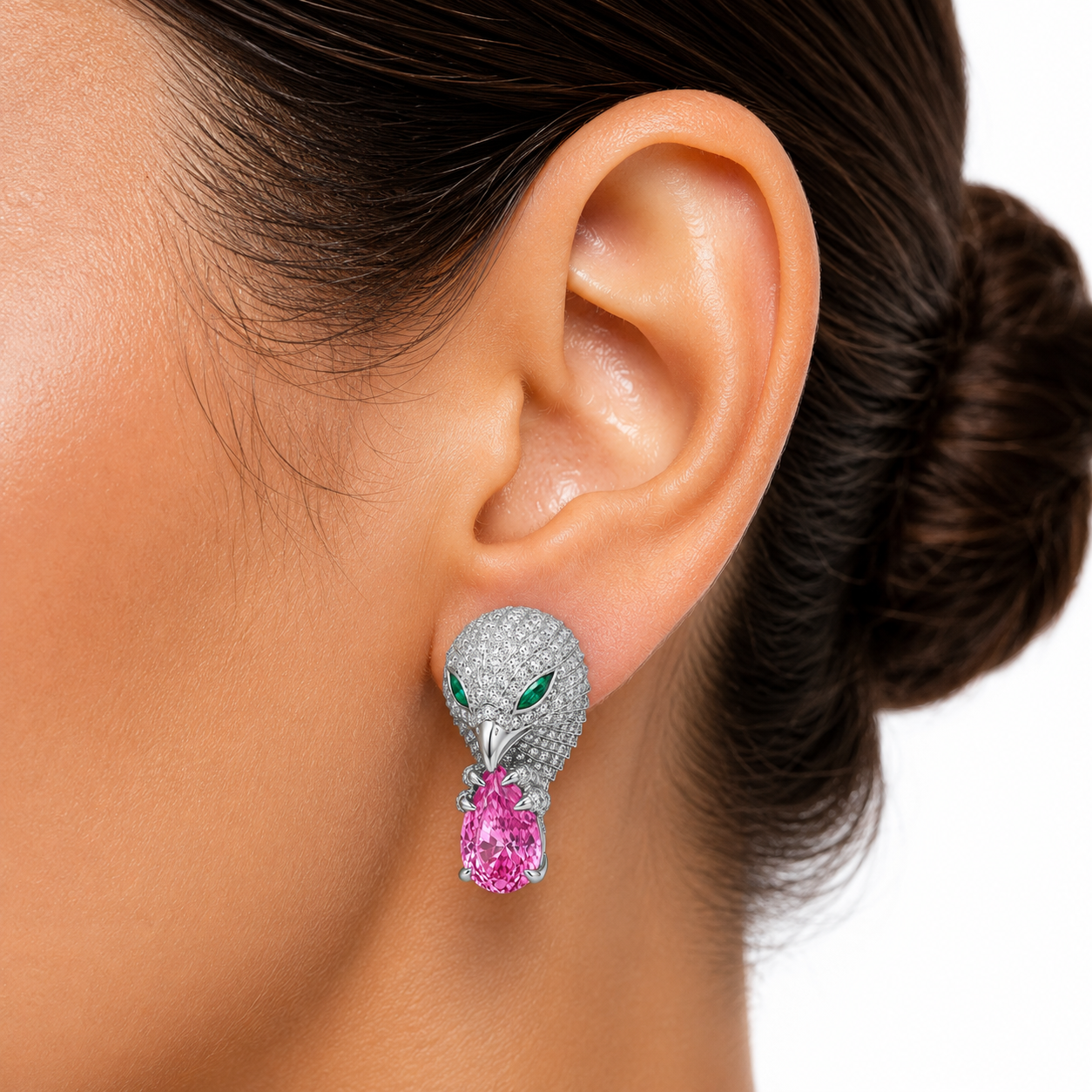 Regal Eagle Drop Earrings