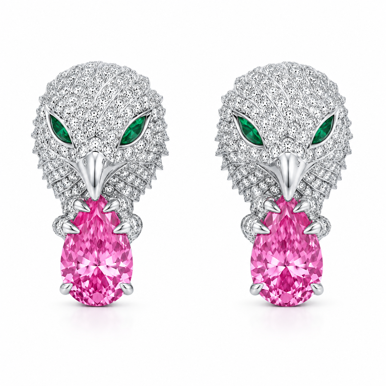 Regal Eagle Drop Earrings
