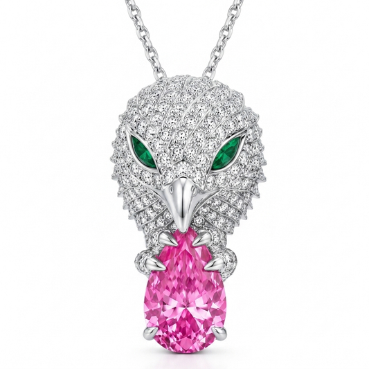 Regal Eagle Pink Sapphire Pendant