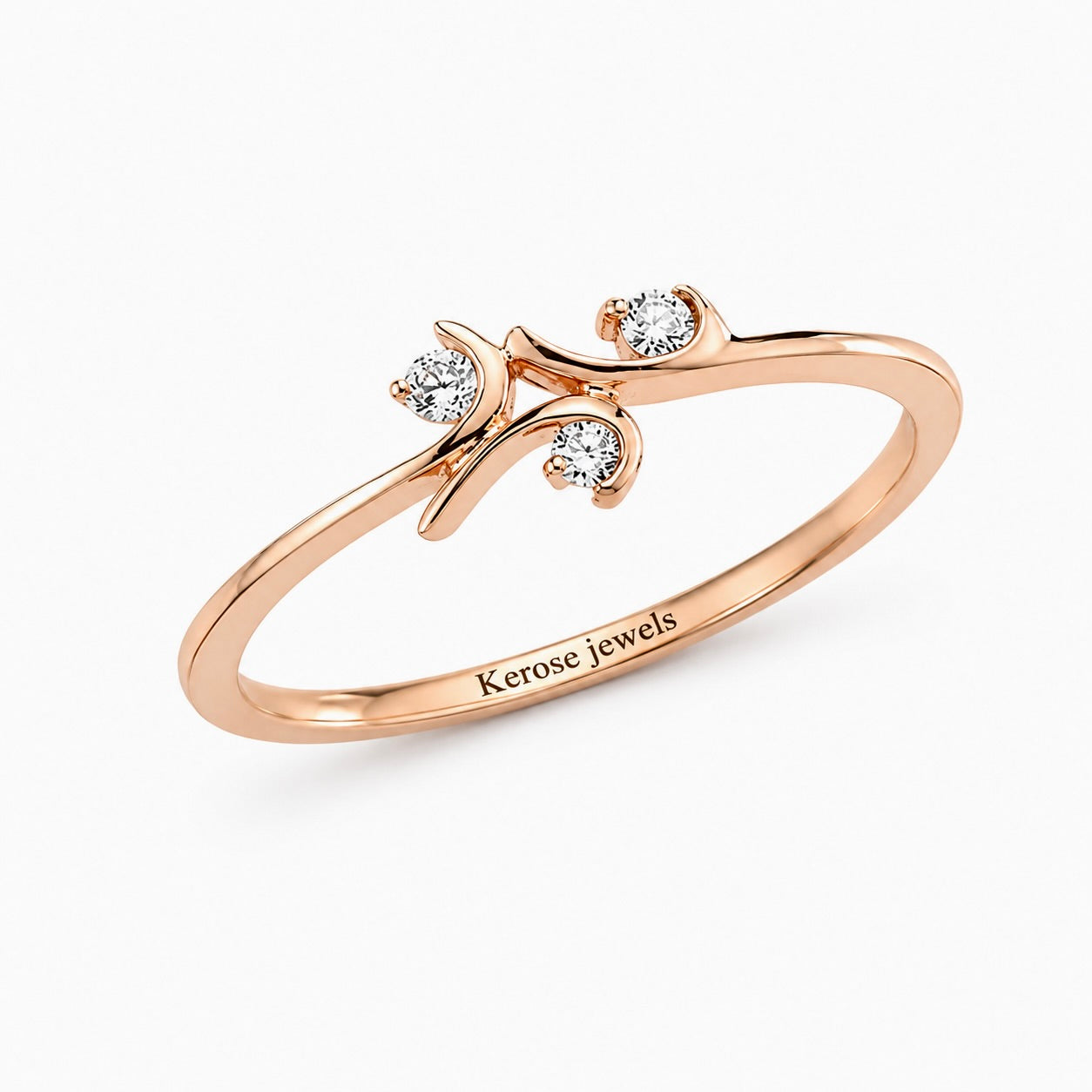 Trio Swirl Ring