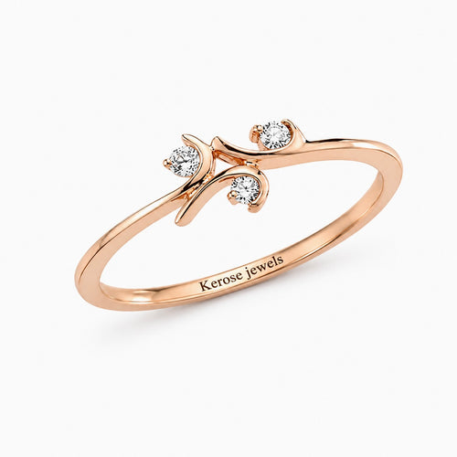 Trio Swirl Ring