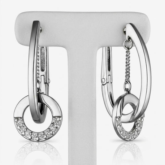 Zenith Link Drop Earrings