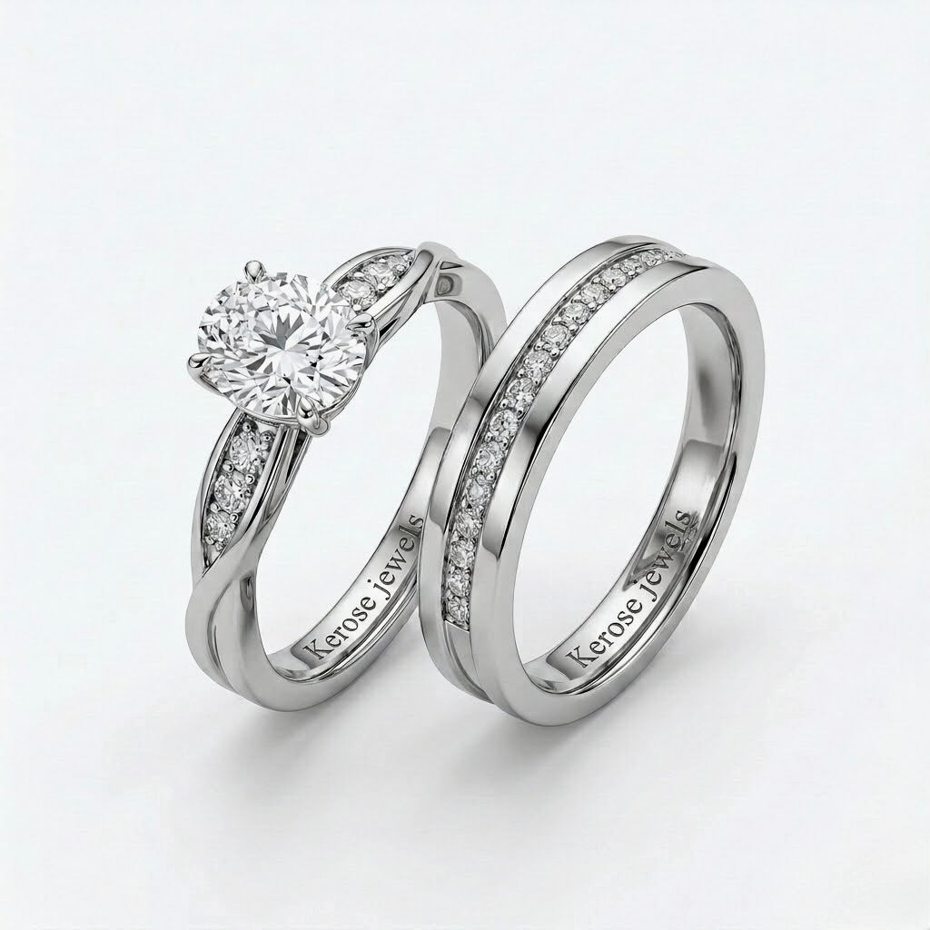 Eternal Union Wedding Ring Set