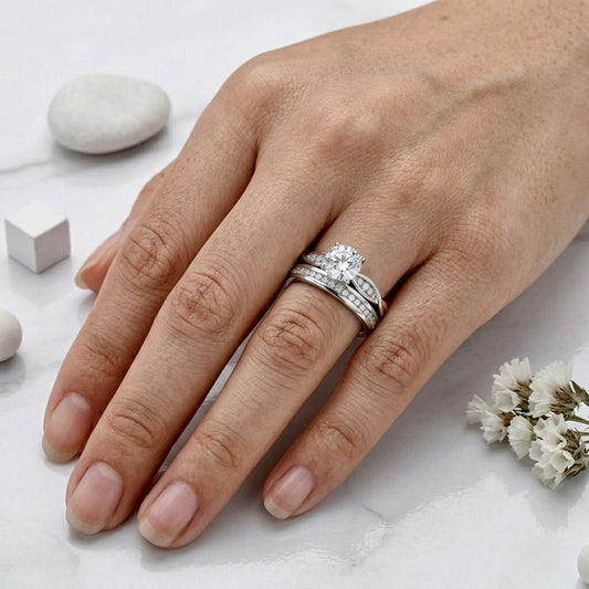 Eternal Union Wedding Ring Set