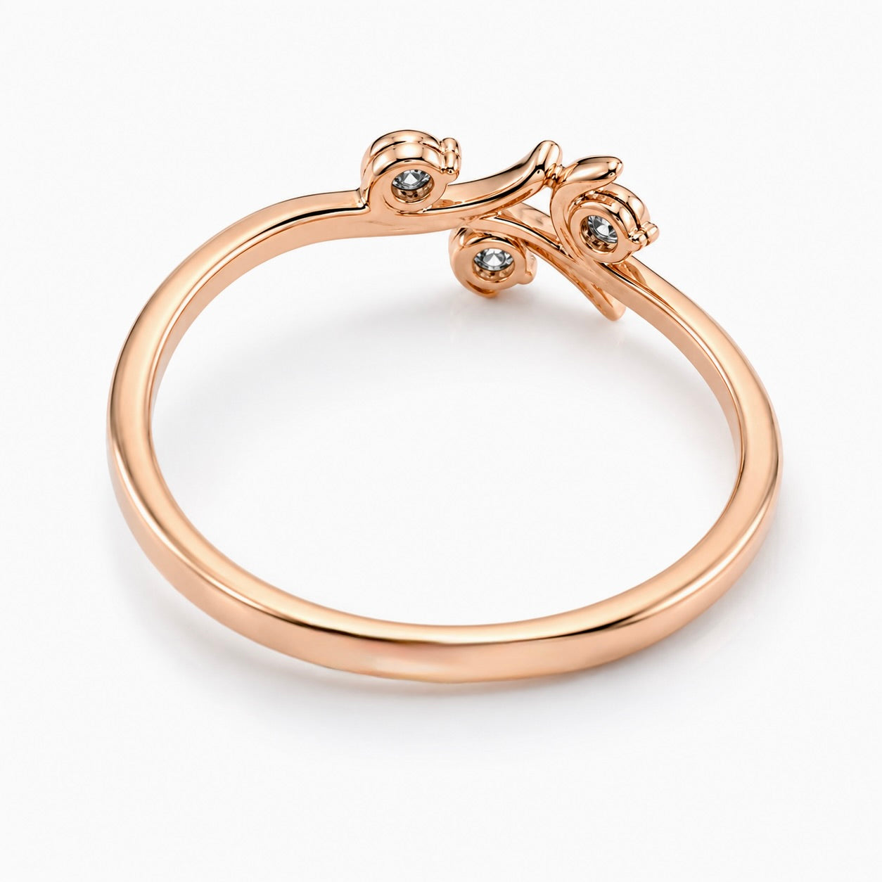 Trio Swirl Ring