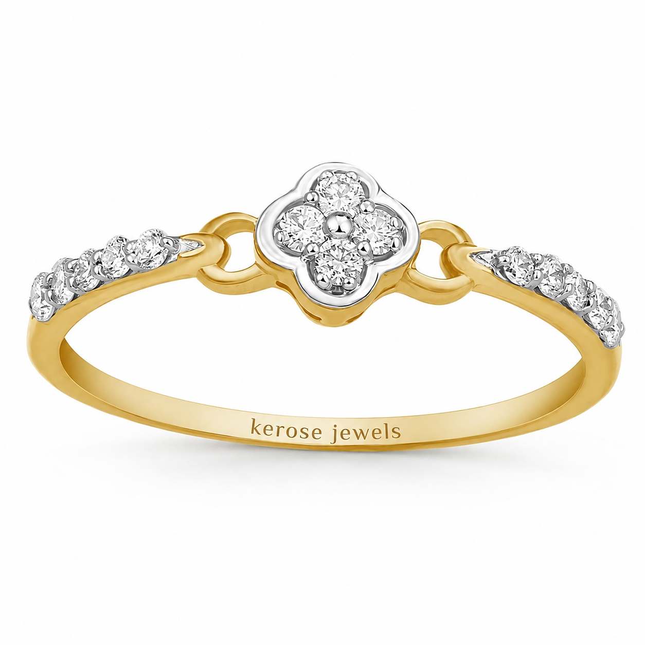 Clover Diamond Ring